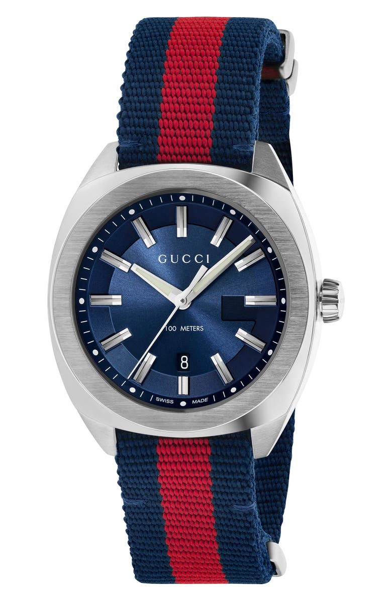 Gucci Web Strap Watch, 41mm, Main, color,