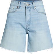 BLANKNYC The Warren Raw Hem Denim Shorts