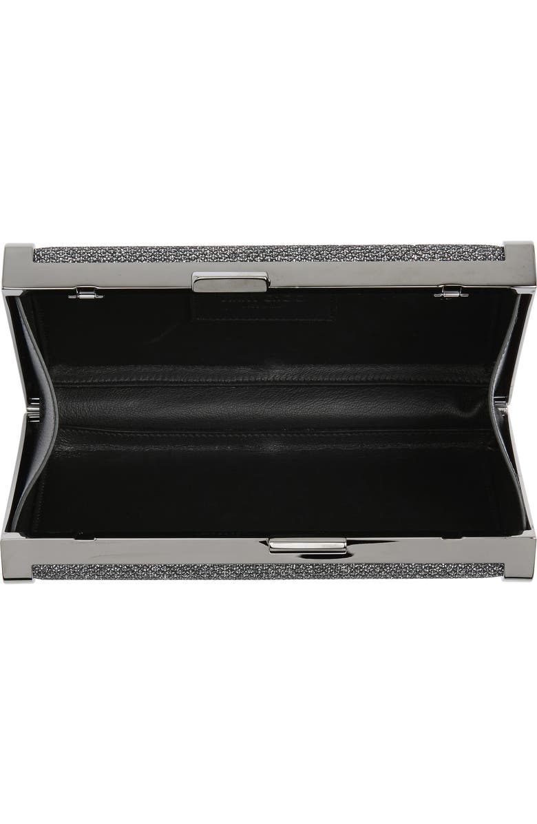 Jimmy Choo J Glitter Box Clutch, Alternate, color,
