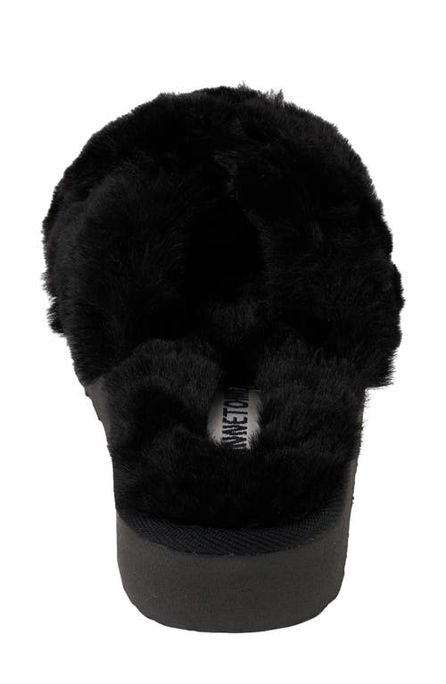 Minnetonka Teddy 3 Faux Fur Slipper In Animal Print