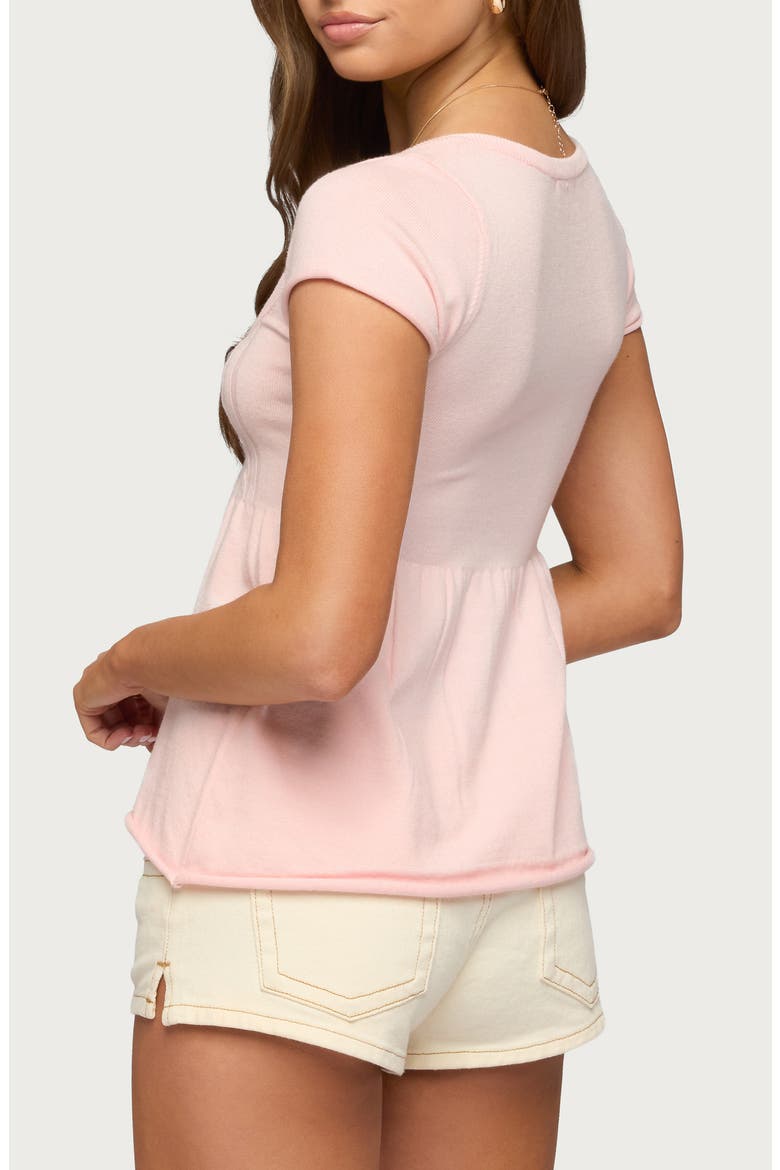 Ulyana Babydoll Top, Alternate, color, LIGHT-PINK