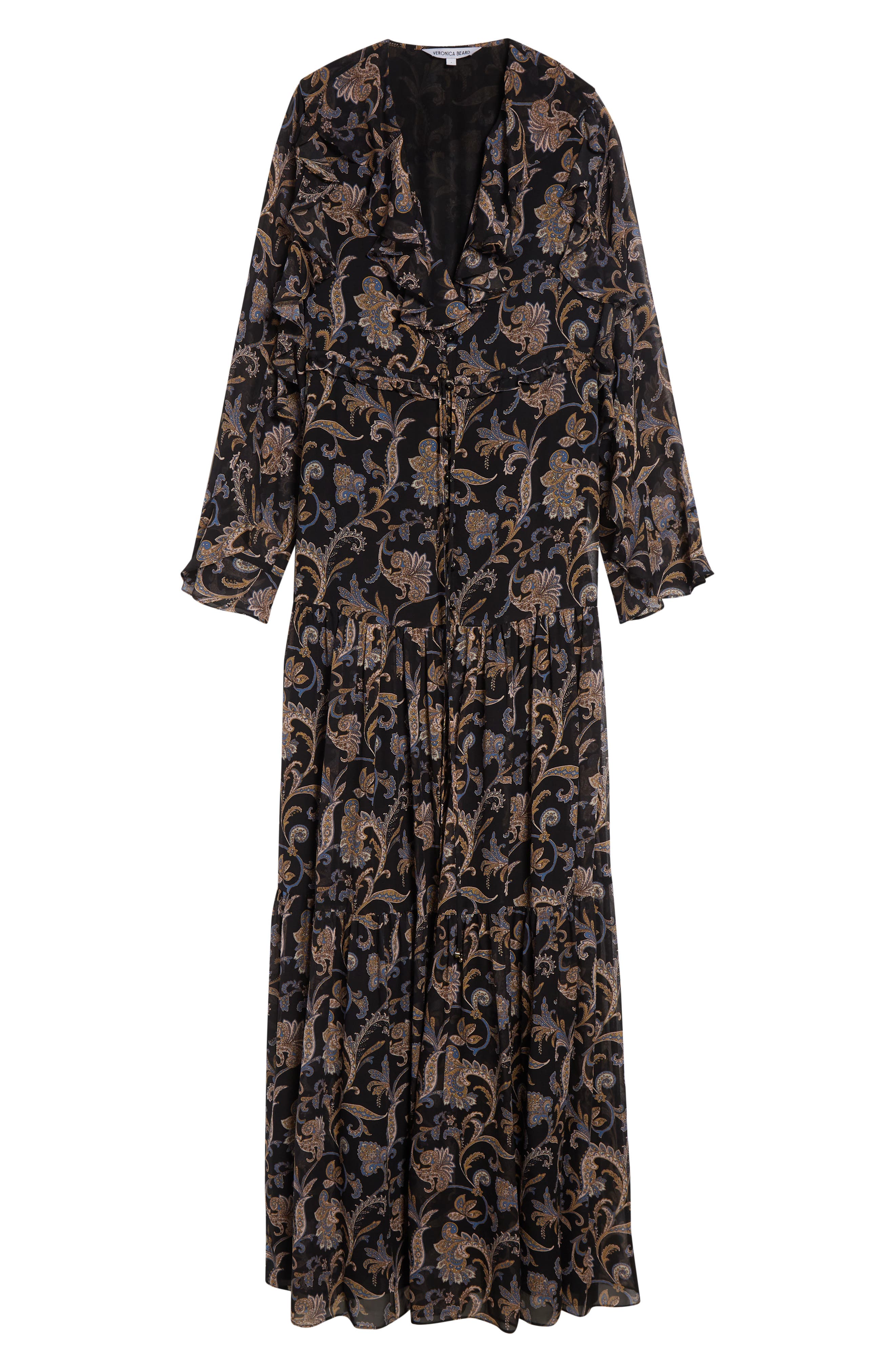 veronica beard boho dress Akara Long Sleeve Floral Paisley Silk Maxi (Women) Pant Size:3XL · 40 FIT About 51.75 from zaka White Vacation Dresses