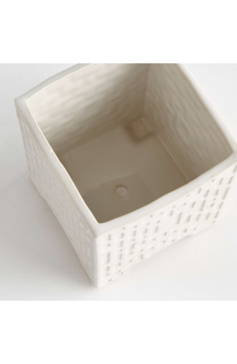 Napa Home & Garden Mazie Pot, Alternate, color, White