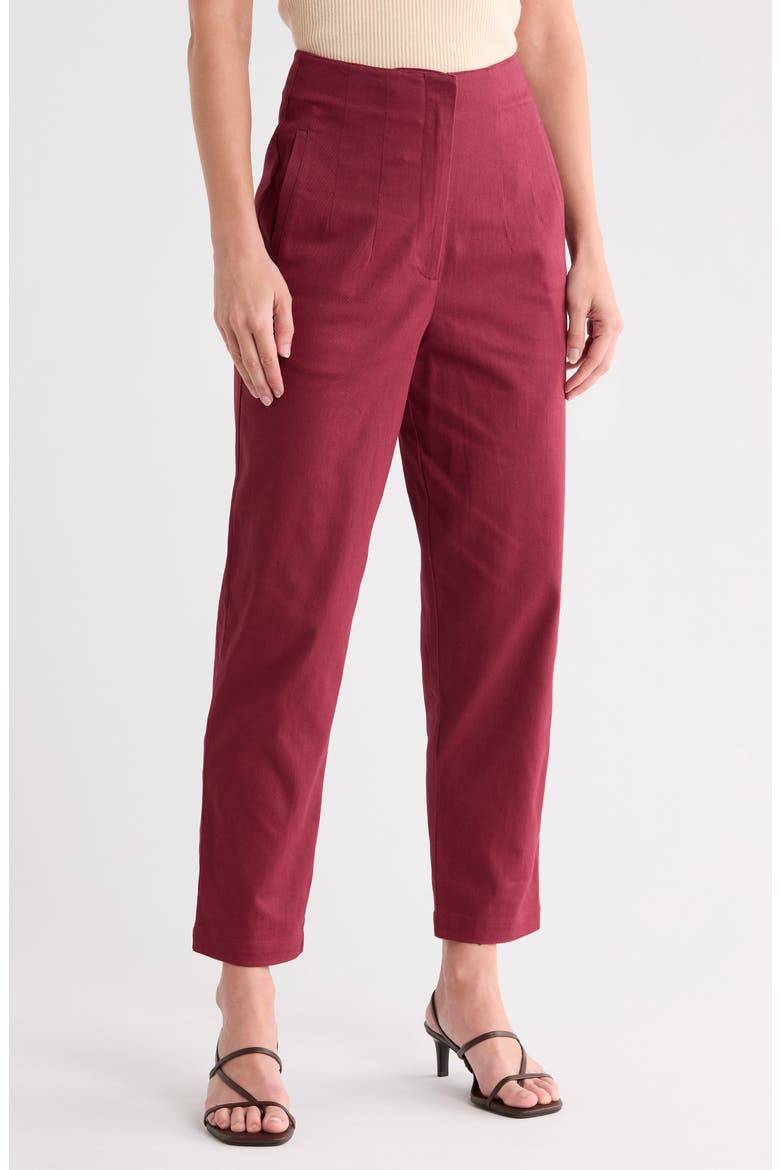Reza Ankle Pants, Main, color, BERRY
