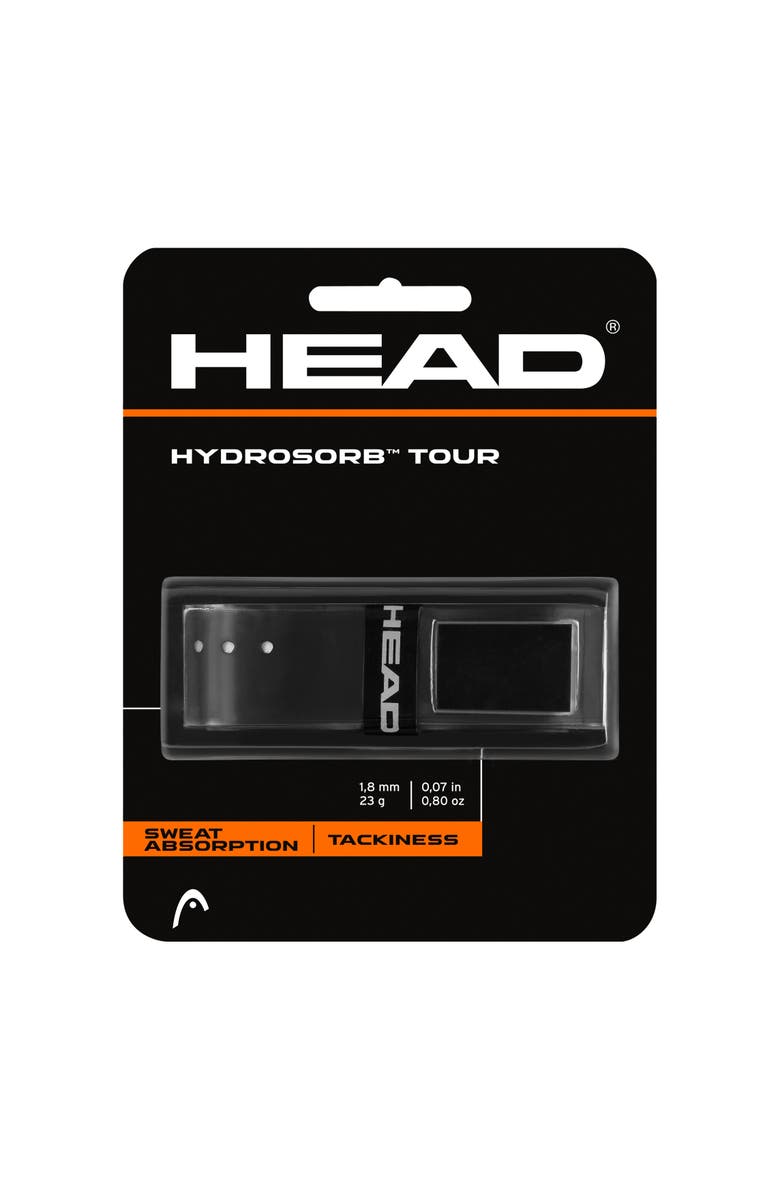 HEAD Hydrosorb Tour Black Replacement Grip, Main, color, Black