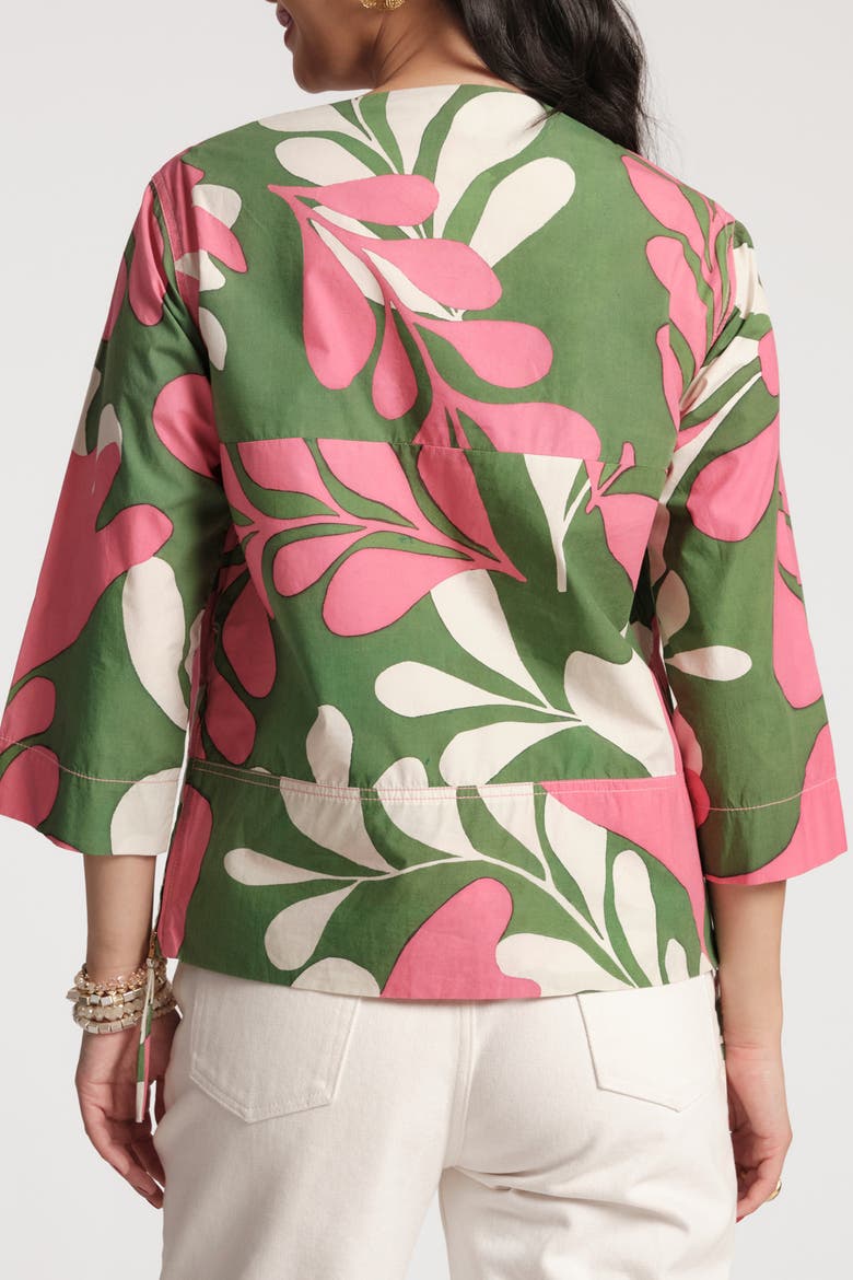 Carly Top Mid-Century Palm, Alternate, color, Treetop/Multi