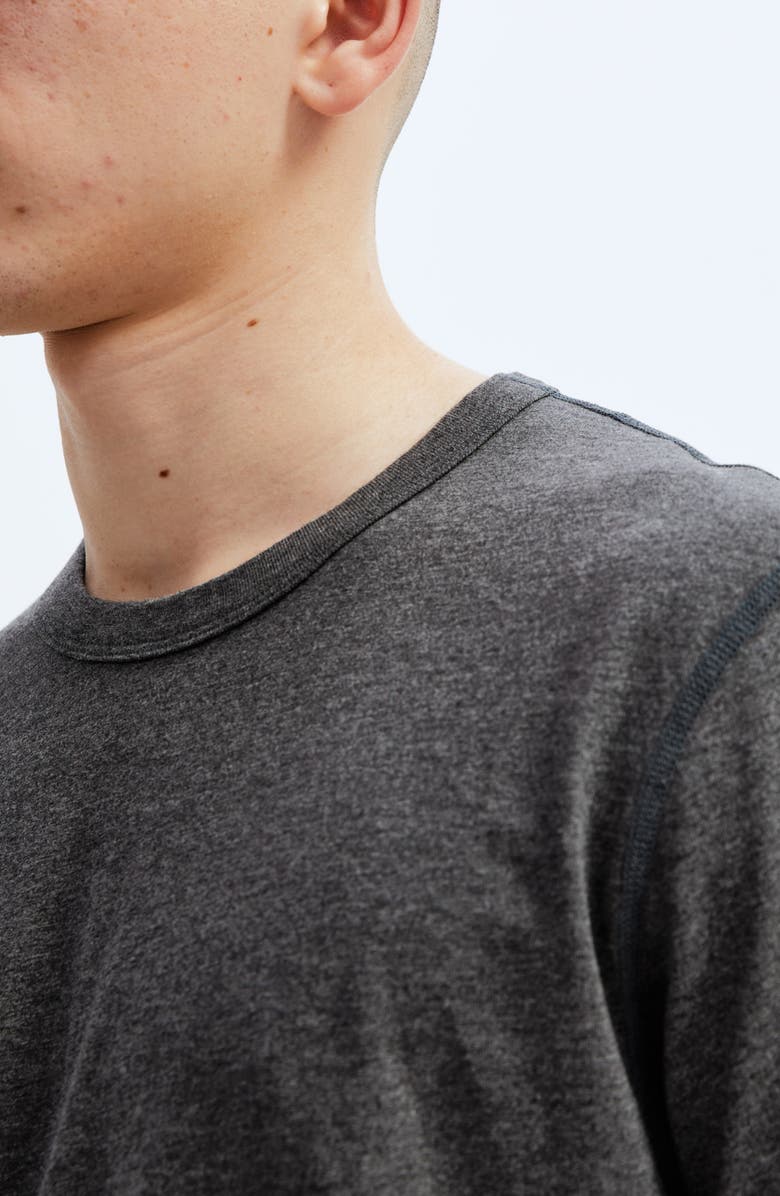 Reigning Champ Lightweight Jersey T-Shirt, Alternate, color, Heather Carbon