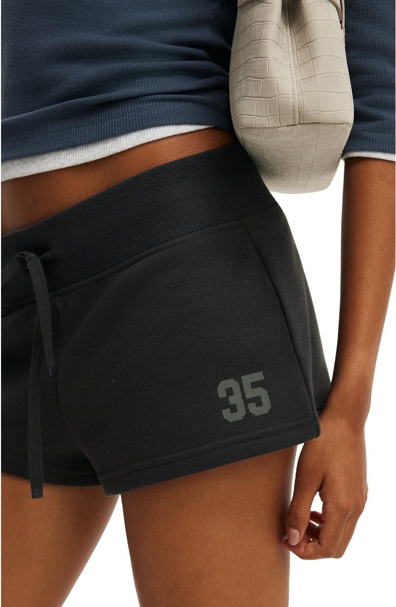 Cotton On Women's Micro Fleece Sweatshort, Alternate, color, Shadowstone 35