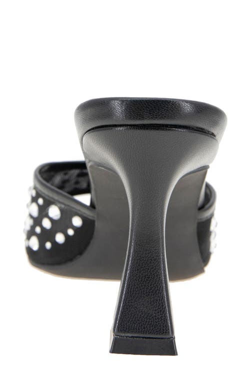 Bcbgeneration Ryia Studded Slide Sandal In Black