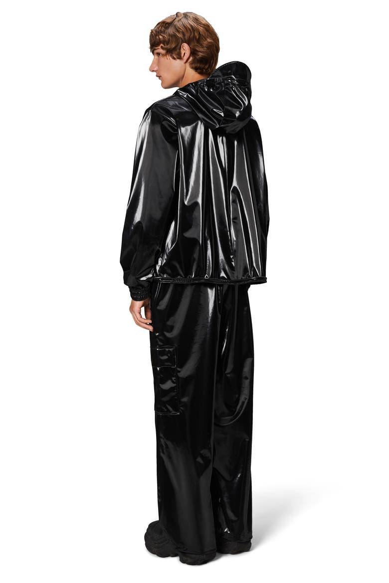 Waterproof Hooded Rain Jacket, Alternate, color, NIGHT