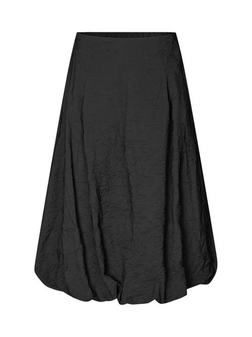 Masai Copenhagen Masaraid High Waisted Midi Skirt In Black