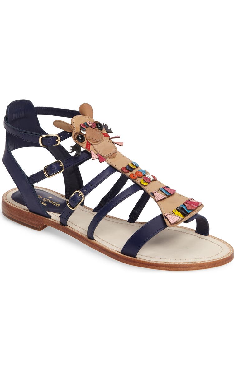 Kate Spade New York sahara flat sandal, Main, color,