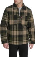 Levi's Zip Front Plaid Shacket