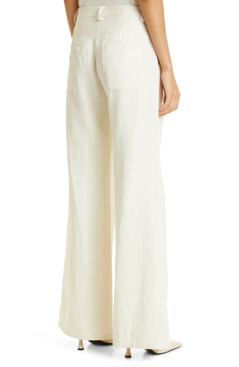 TWP The Howard Flat Front Flare Pants, Alternate, color, 