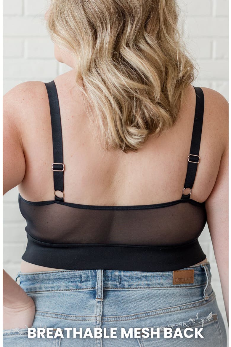 Sophie Maternity and Nursing Bralette, Alternate, color, Black