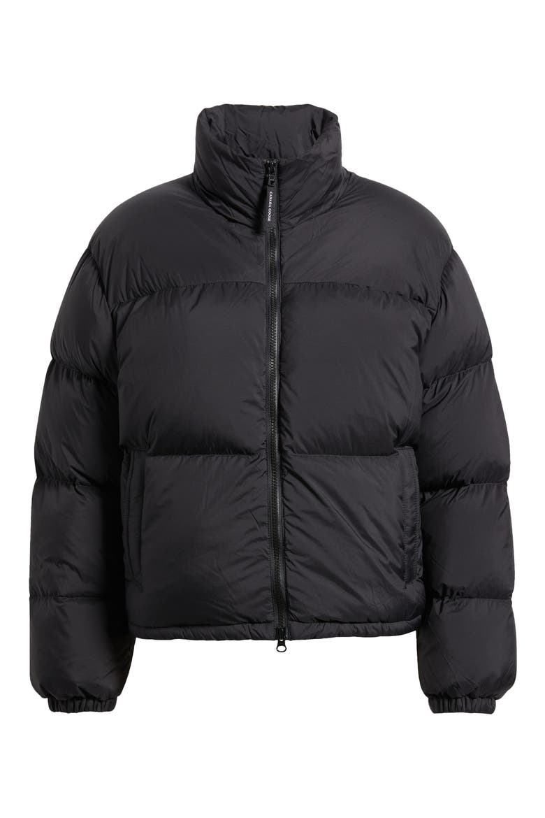 Fallon Water Resistant Down Puffer Jacket, Alternate, color, BLACK - NOIR