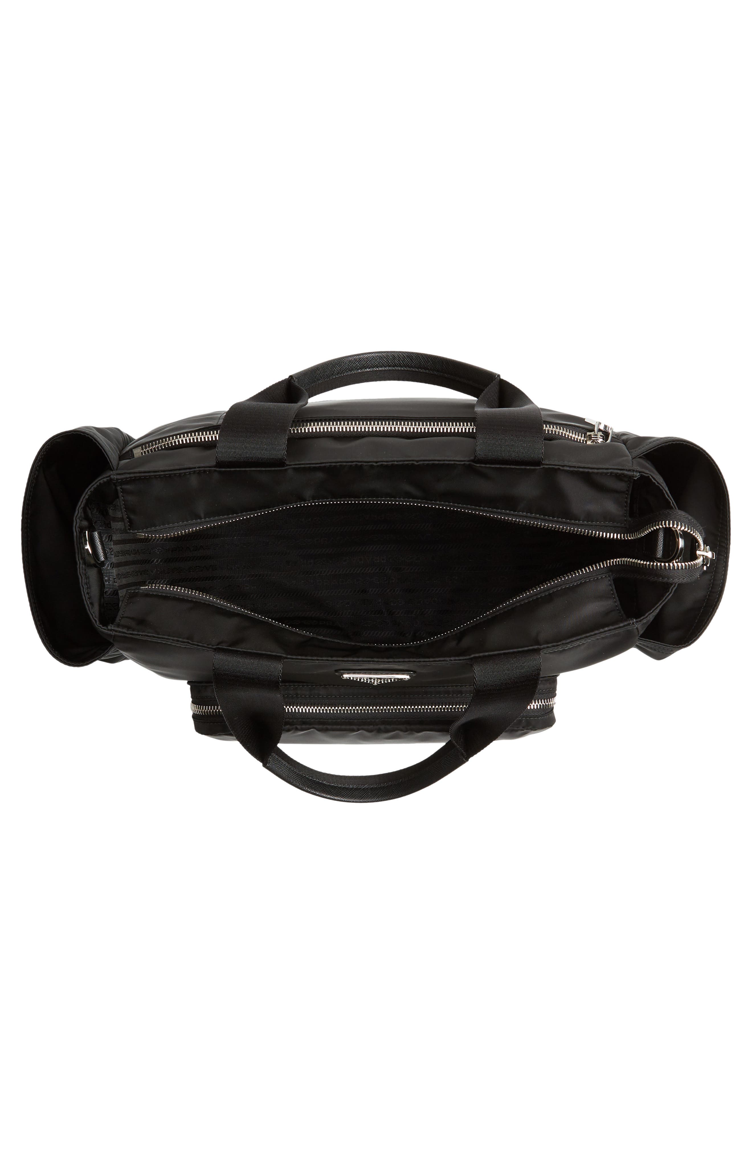 Prada Vela Nylon Baby Bag, Alternate, color, 