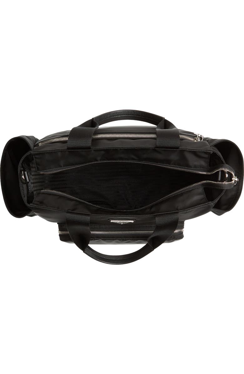 Prada Vela Nylon Baby Bag, Alternate, color,