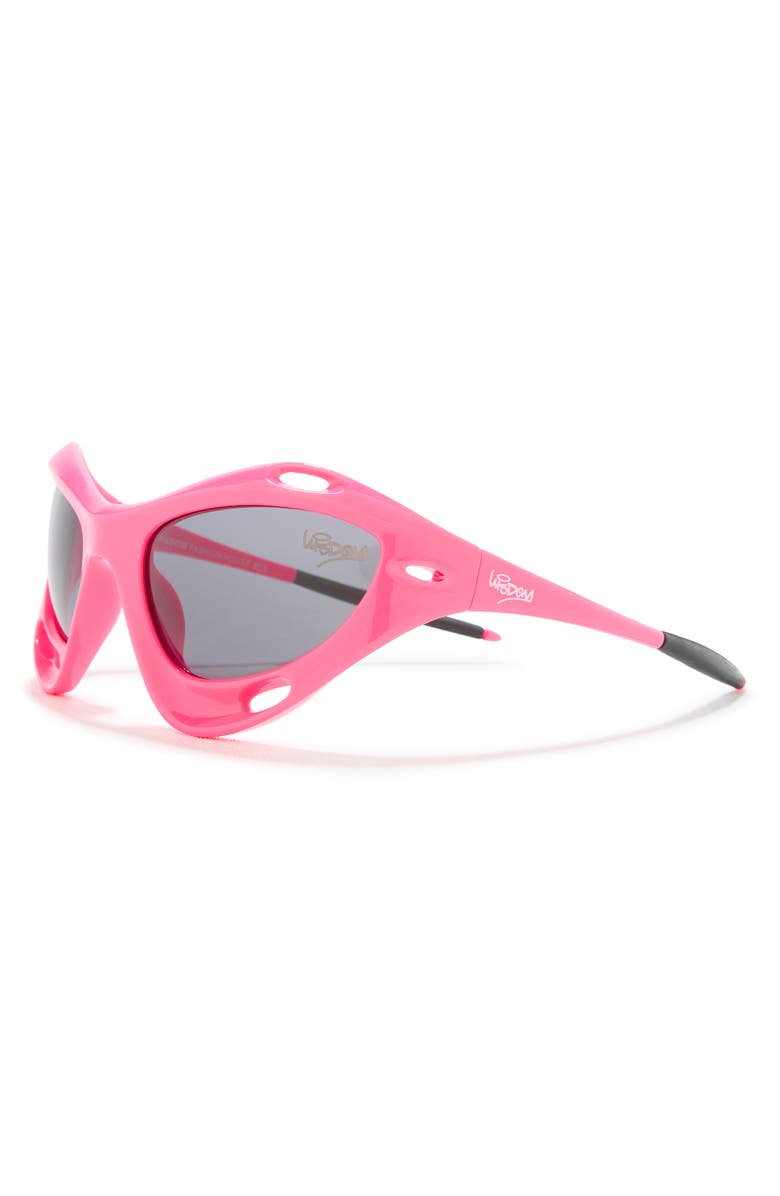 Wisdom Frame 18 63mm Irregular Sunglasses, Alternate, color, 