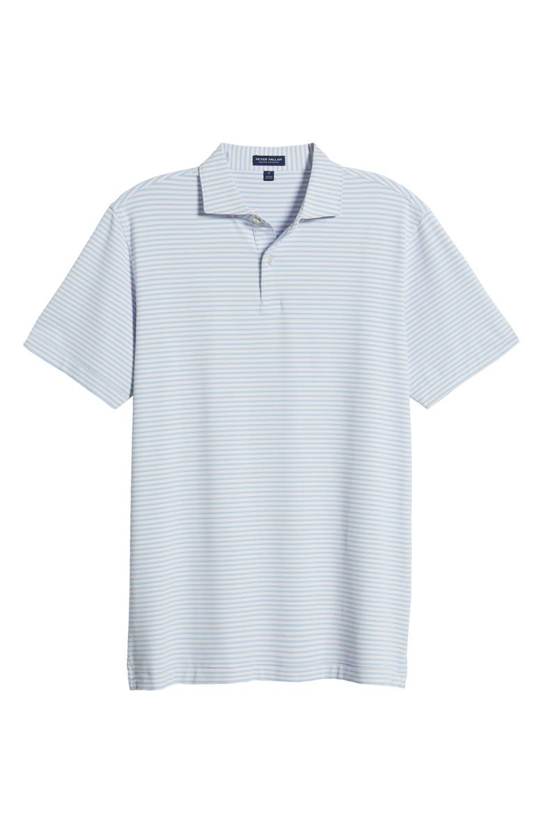 Peter Millar Milton Tailored Fit Stripe Performance Golf Polo, Alternate, color, 