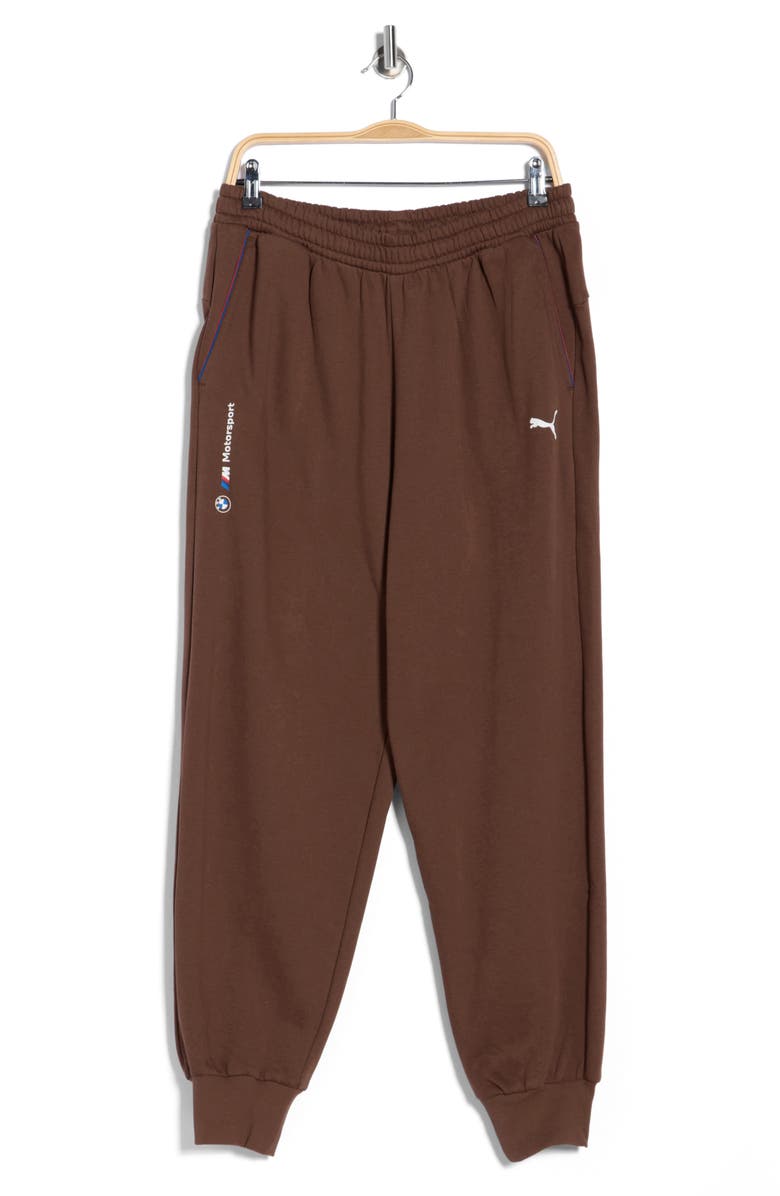 PUMA x BMW Motorsport Essential Fleece Joggers, Alternate, color, Espresso Brown