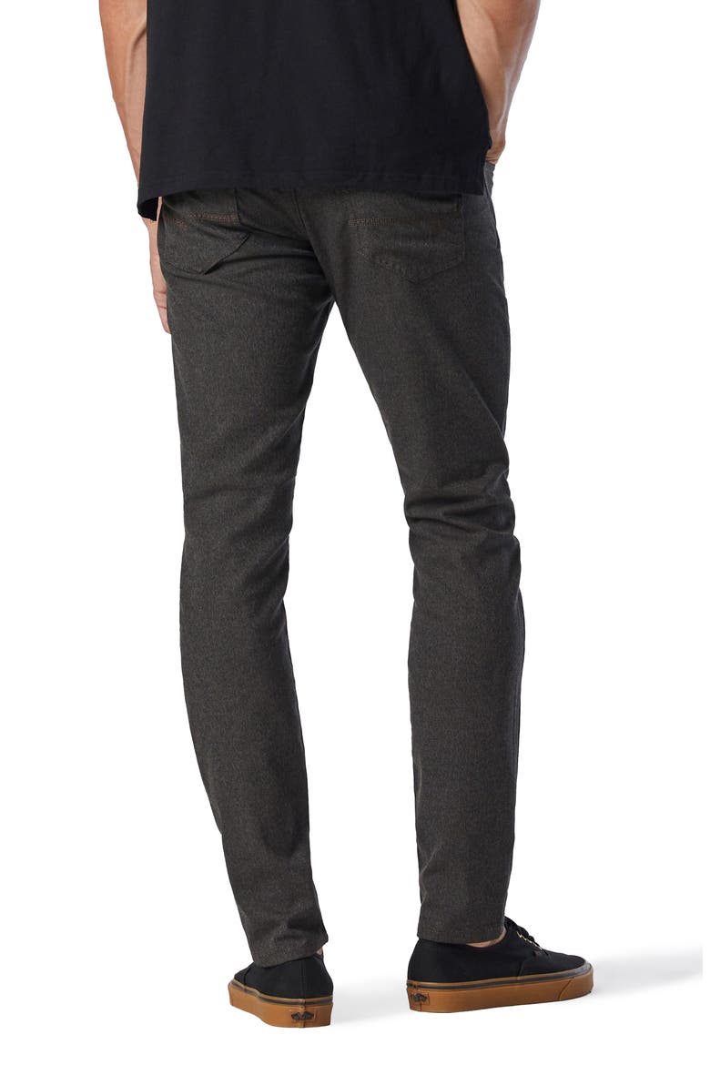Marcus Slim Straight Leg Tweed Pants, Alternate, color, BROWN FEATHER TWEED