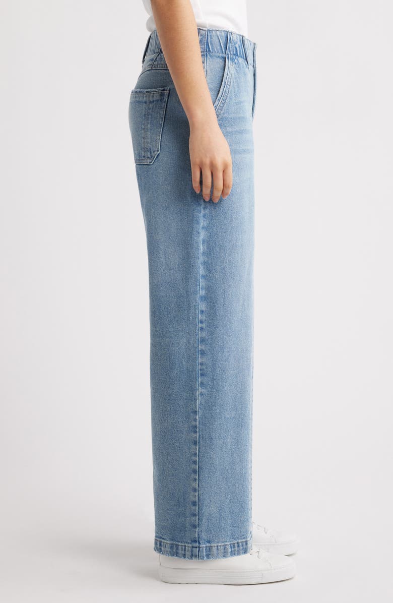 Wit & Wisdom Emma Skyrise Wide Leg Jeans, Alternate, color, Light Blue Artisanal