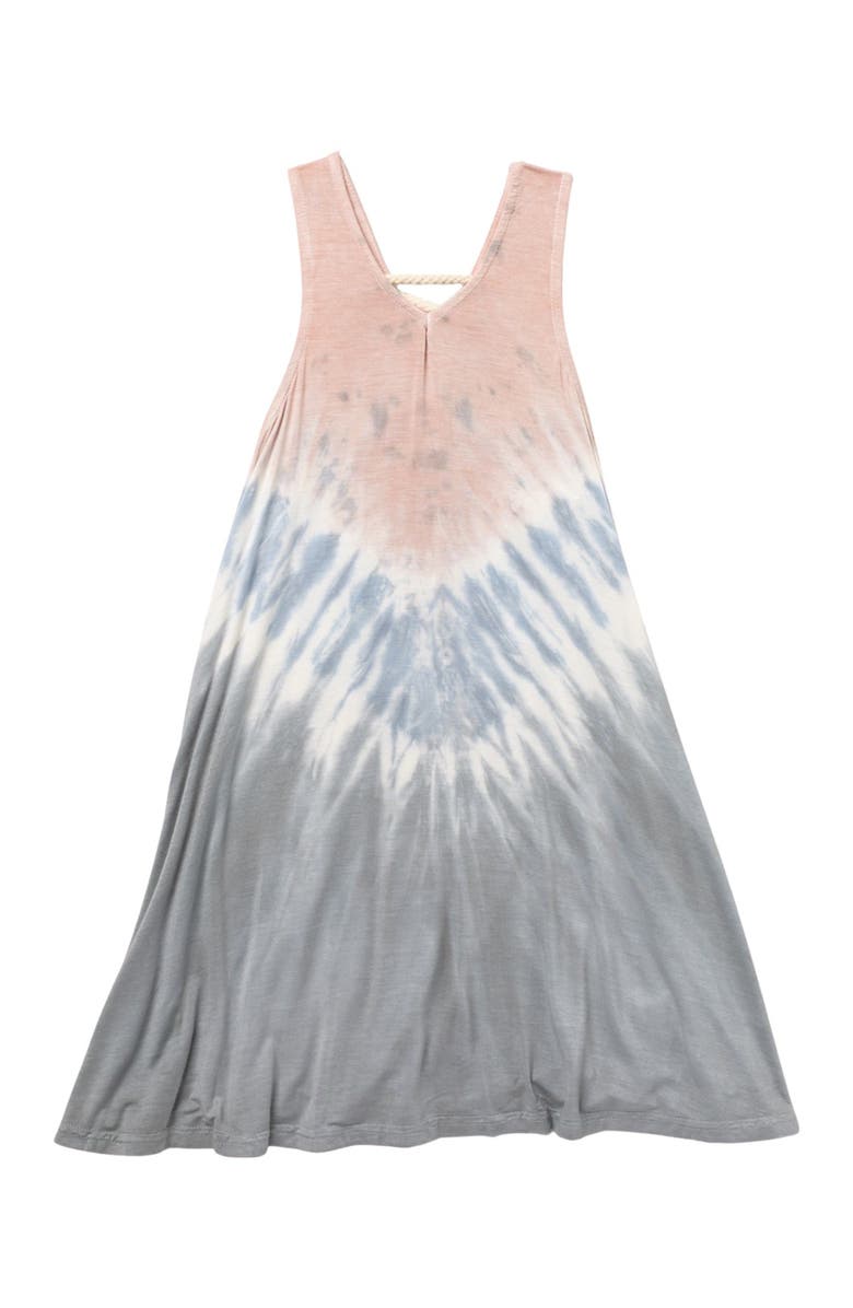 Vintage Havana Combo Lace-Up Dress, Main, color, 