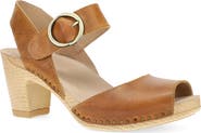 Dansko Tamra Ankle Strap Peep Toe Sandal