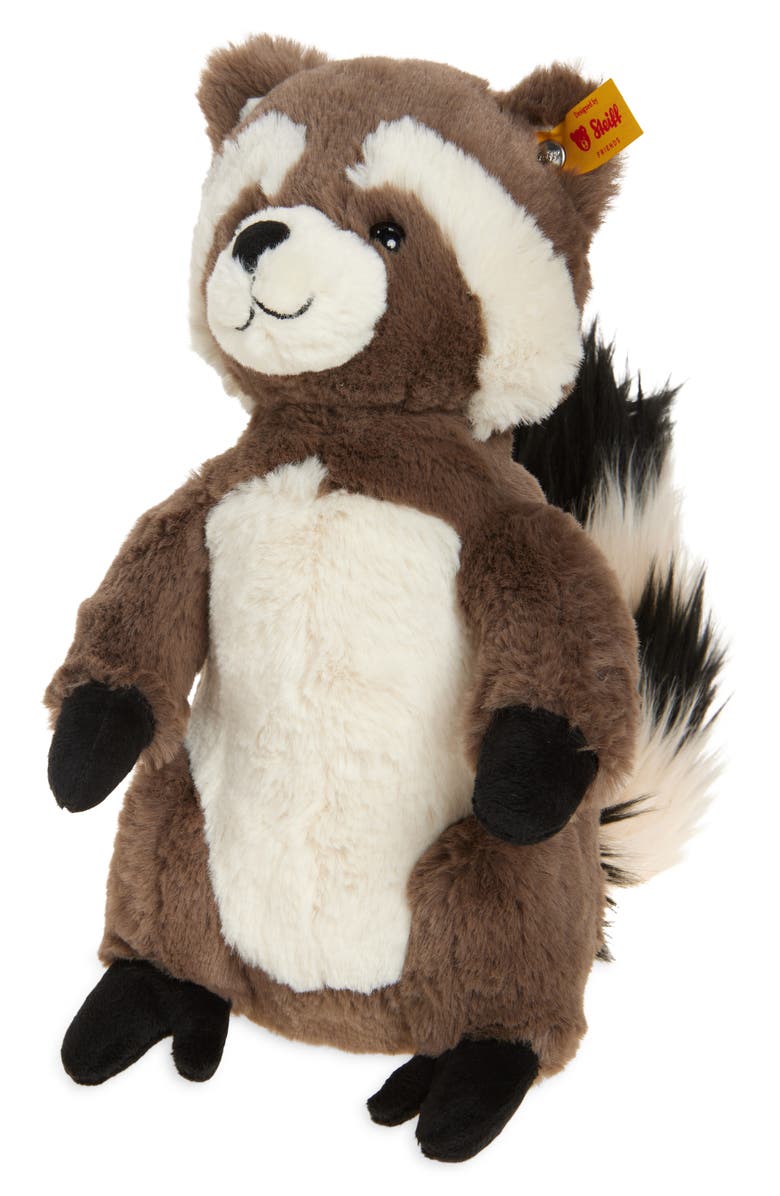 Steiff Pedro Raccoon Stuffed Animal, Main, color, Brown/ Ivory
