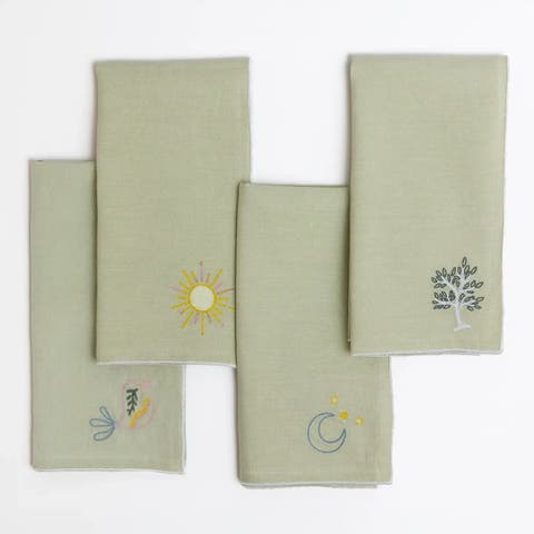 Eden Sage Napkins Set