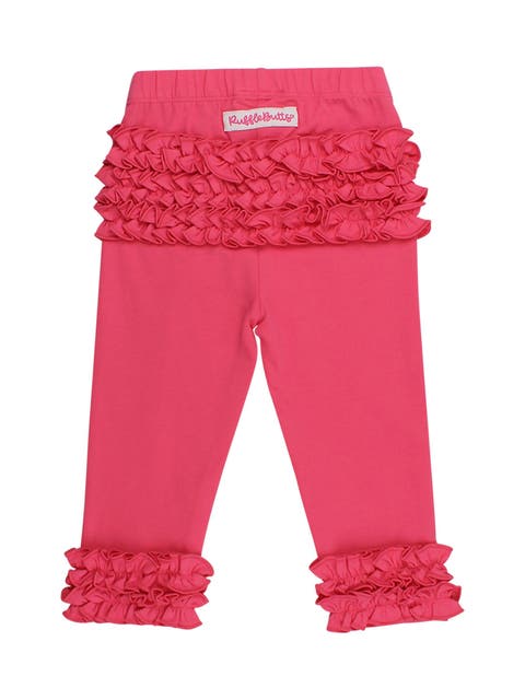 Baby Girls Ruffle Leggings with Signature Rear Ruffles