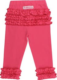 RuffleButts Baby Girls Ruffle Leggings with Signature Rear Ruffles