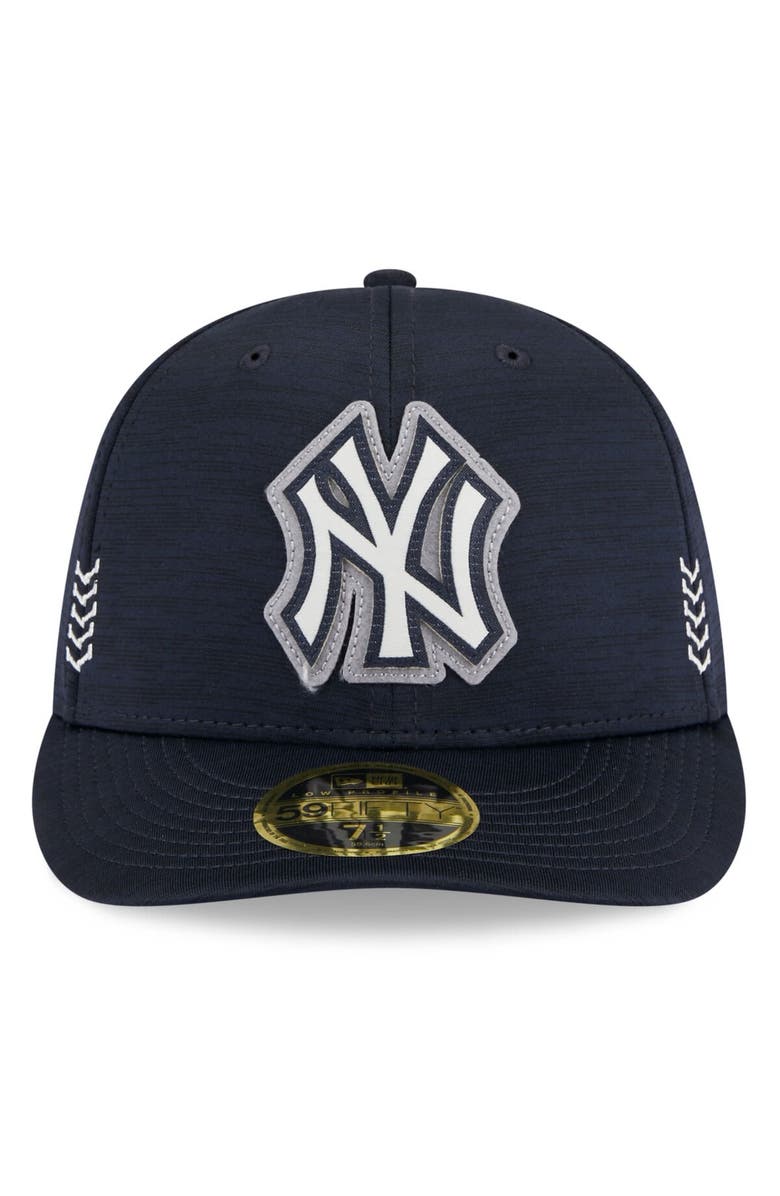 New Era Men's New Era Navy New York Yankees 2024 Clubhouse Low Profile 59FIFTY Fitted Hat, Alternate, color, Navy
