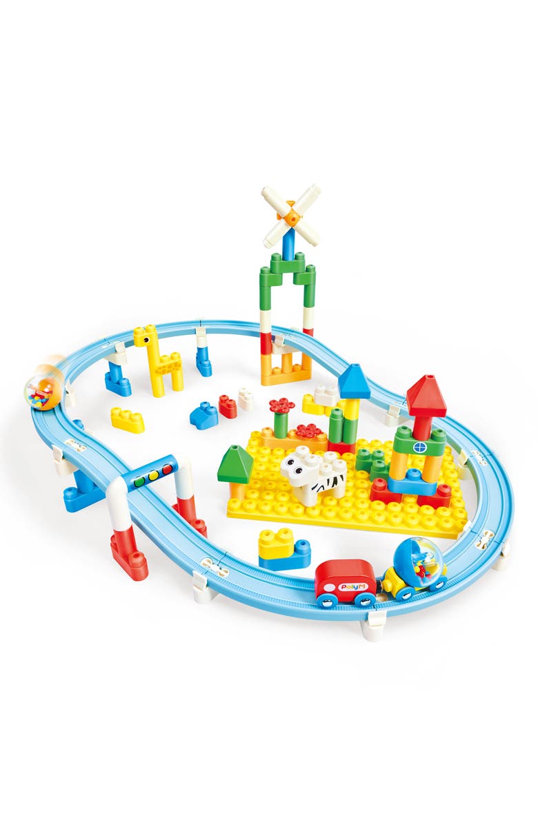 Hape Dual Track Building Set, Main, color, 