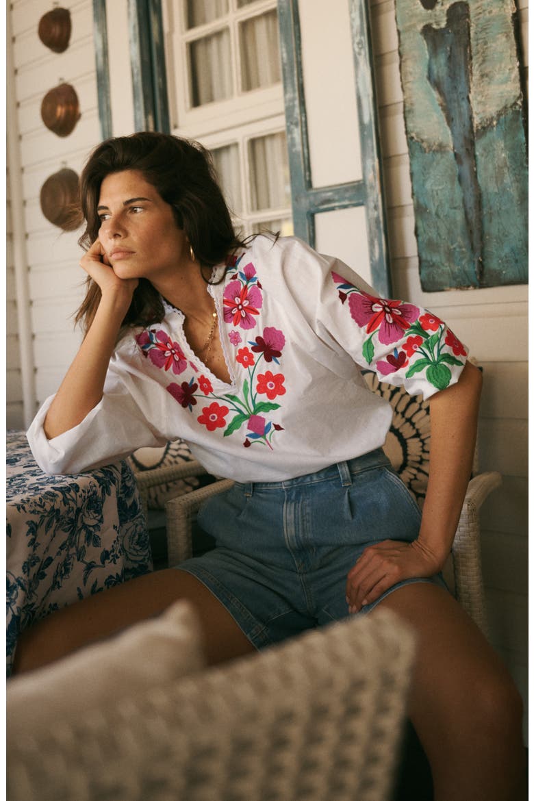 Embroidered Floral Dolman Sleeve Top, Alternate, color, PLACEMENT FLORAL EMBROIDERY