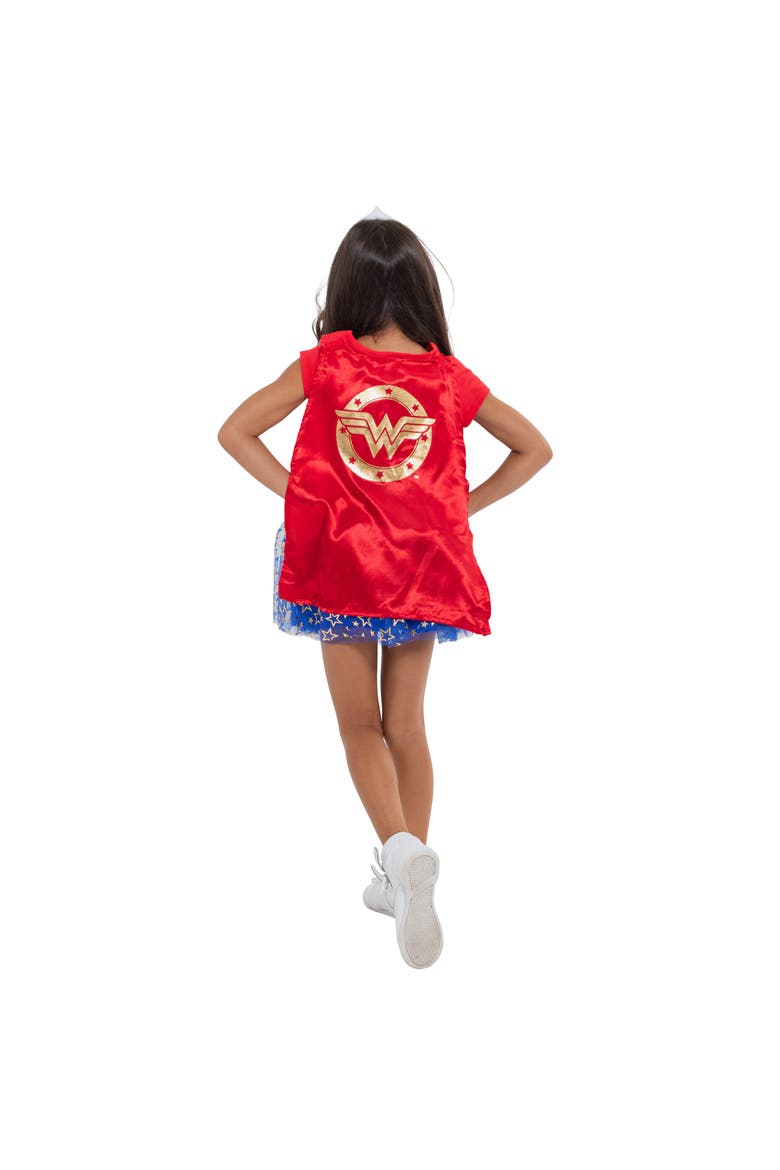 Justice League Wonder Woman Tee and Tutu Skirt Set, Alternate, color, Wonder Woman Red Blue