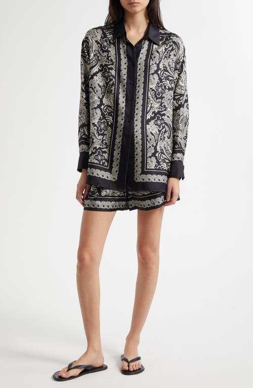 Nili Lotan Frances Silk Shorts