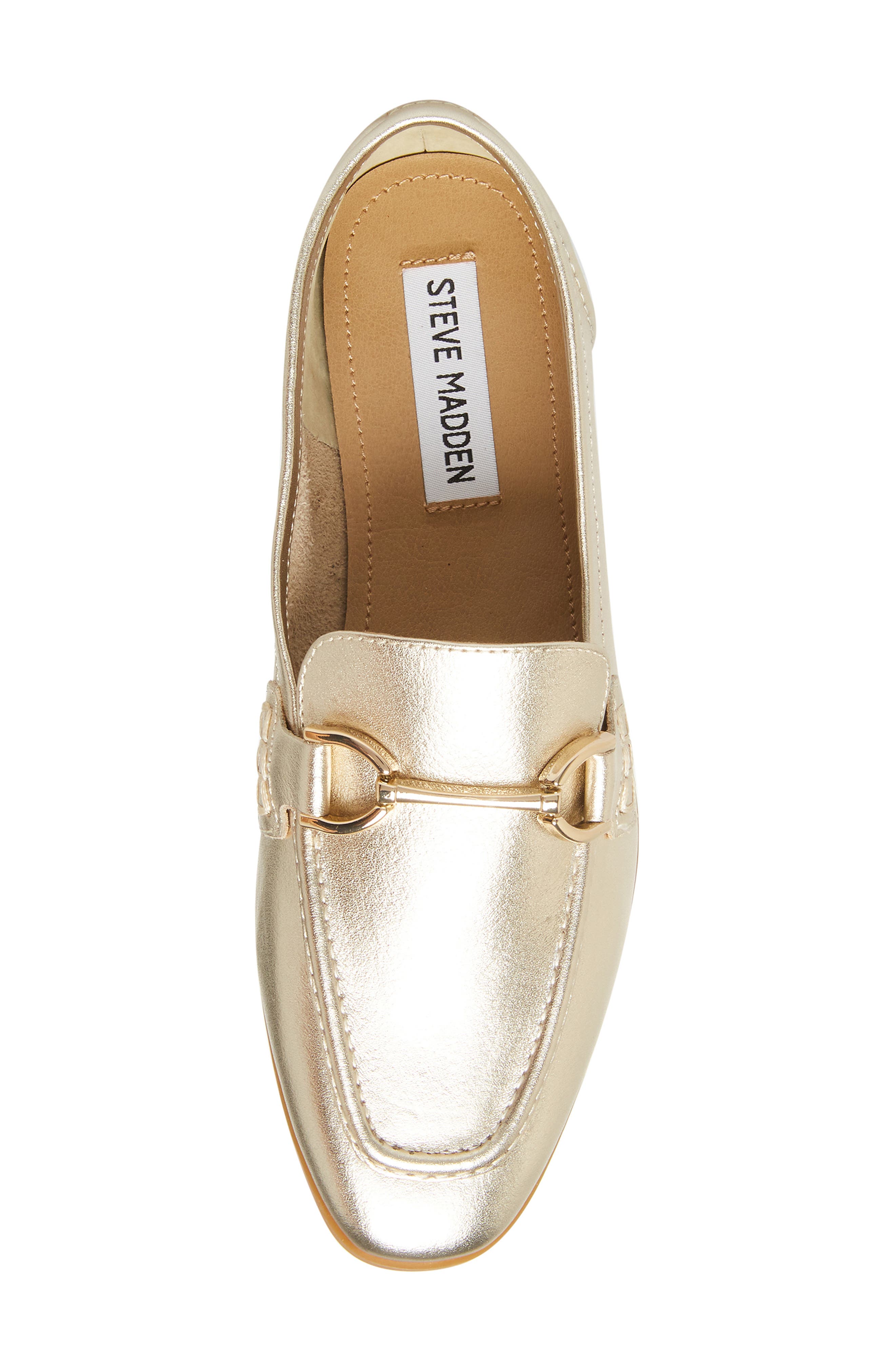 Carrine Bit Loafer, Alternate, color, GOLD
