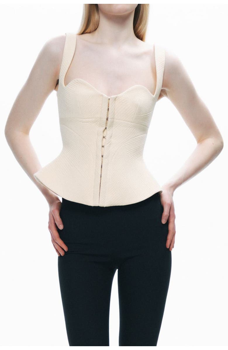 Nocturne Corset-Inspired Blouse, Main, color, 