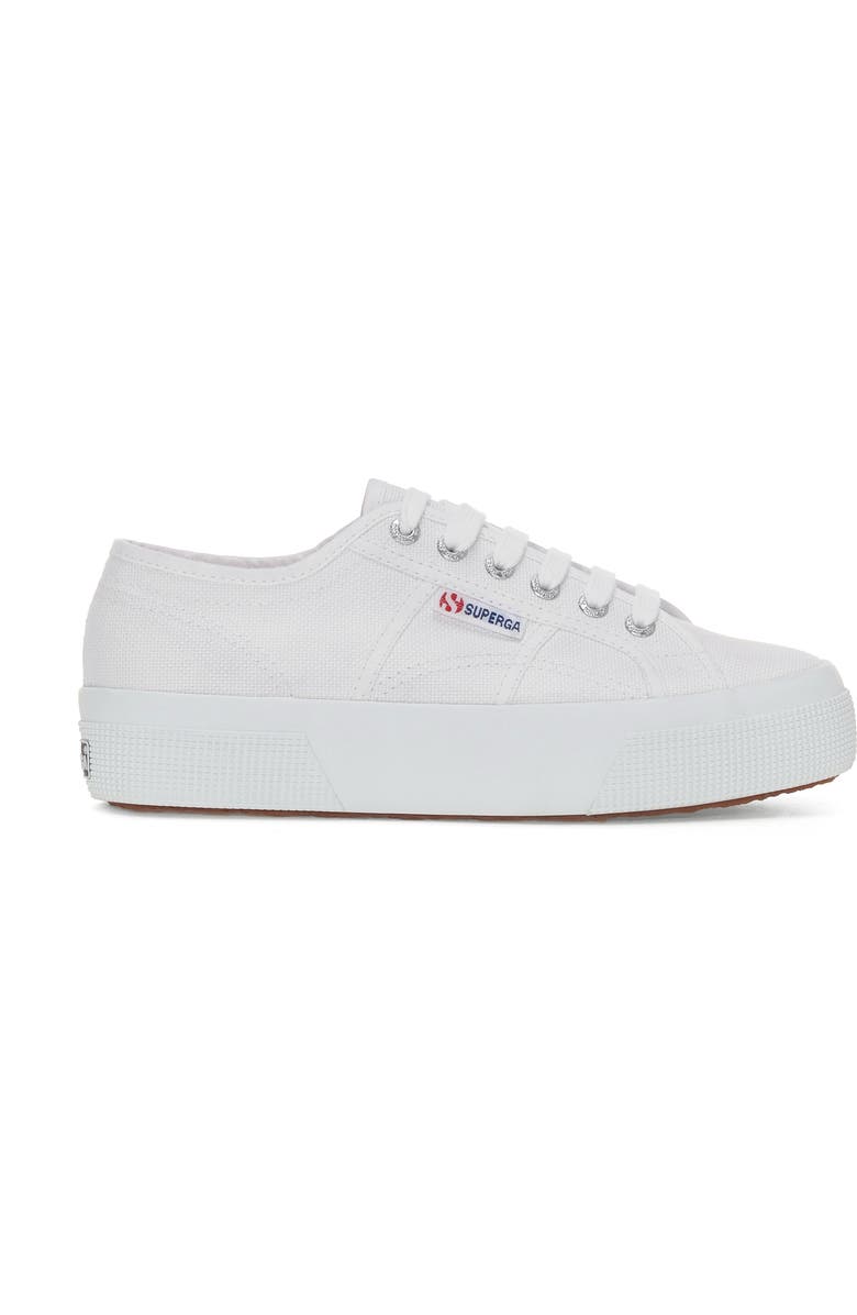 Superga 2740 Platform Sneakers, Alternate, color, White