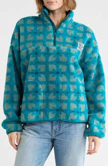 Lauren Half Zip High Pile Fleece Jacket
