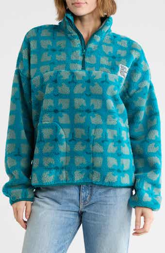 Lauren Half Zip High Pile Fleece Jacket