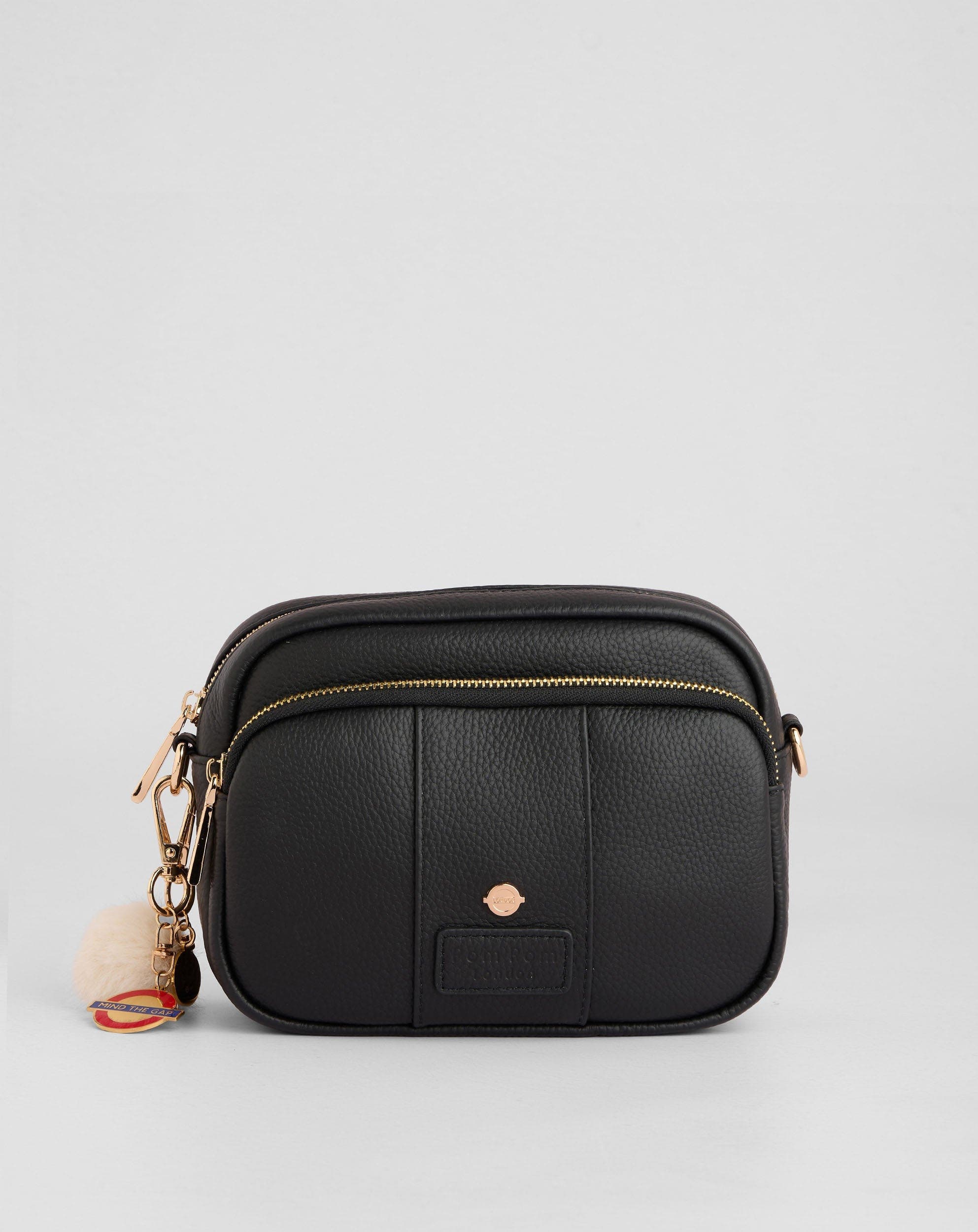 Pom Pom London Original Crossbody Bag, Main, color, Northern Black