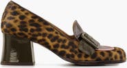 Chie Mihara TEISIN49 Leopard print patent leather heeled Loafers