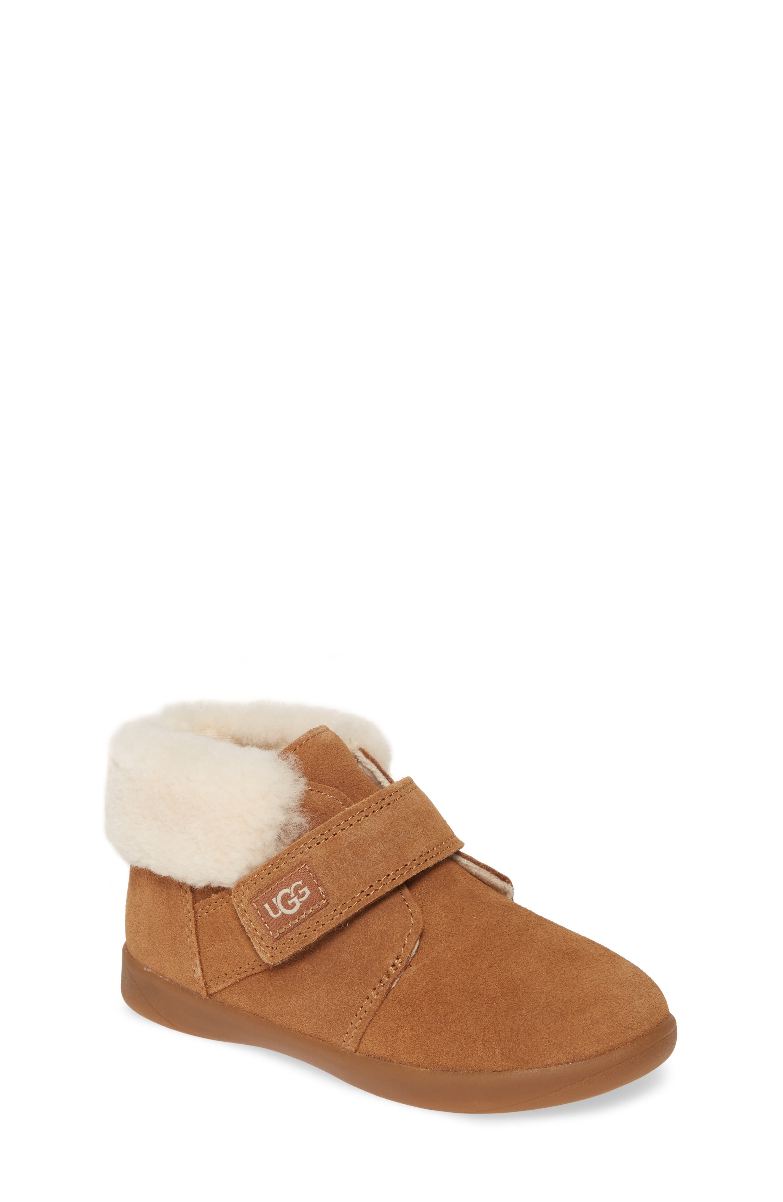 UGG<sup>®</sup> Kids' Nolen Genuine Shearling Boot, Main, color, 