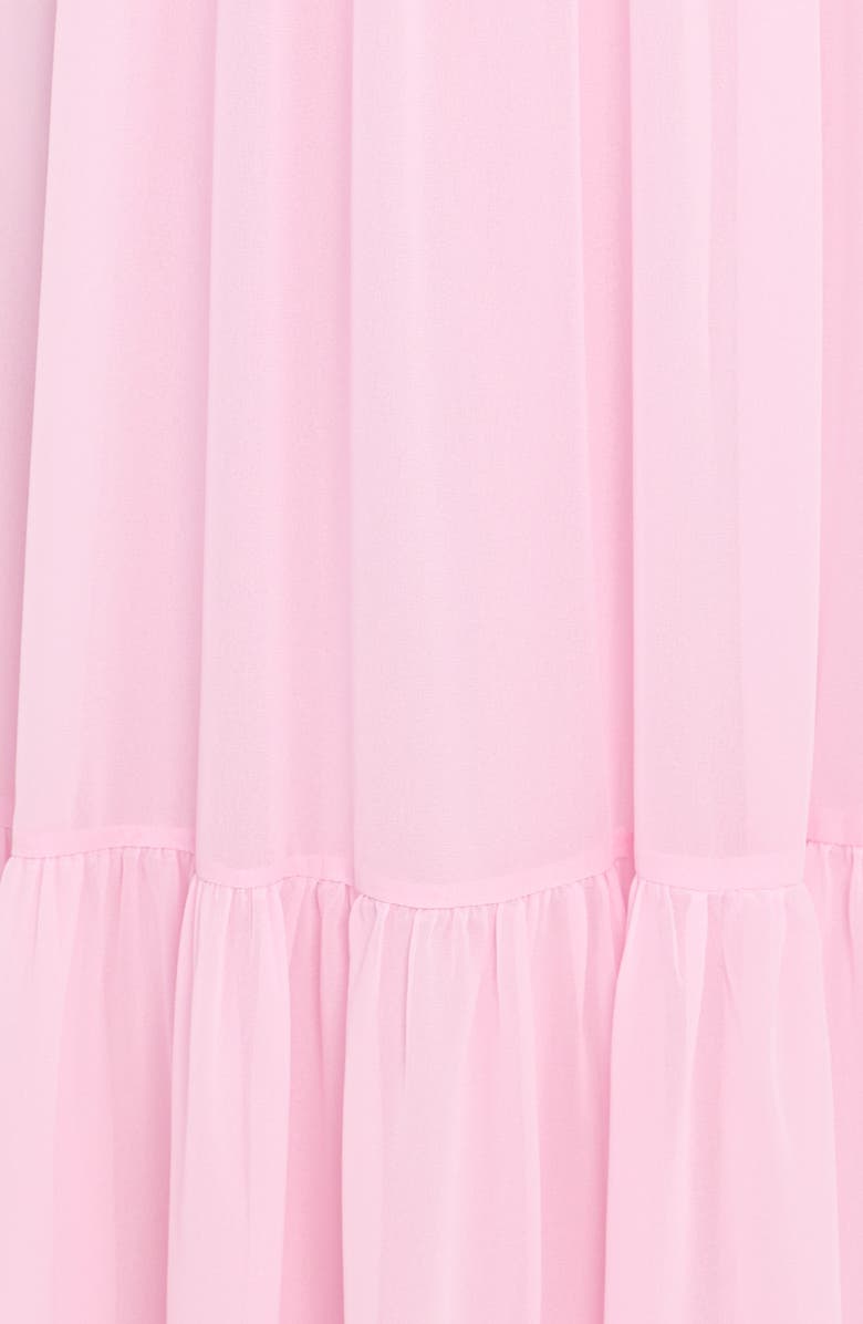 Petal & Pup Celestria Strapless Chiffon Cocktail Dress, Alternate, color, Pink