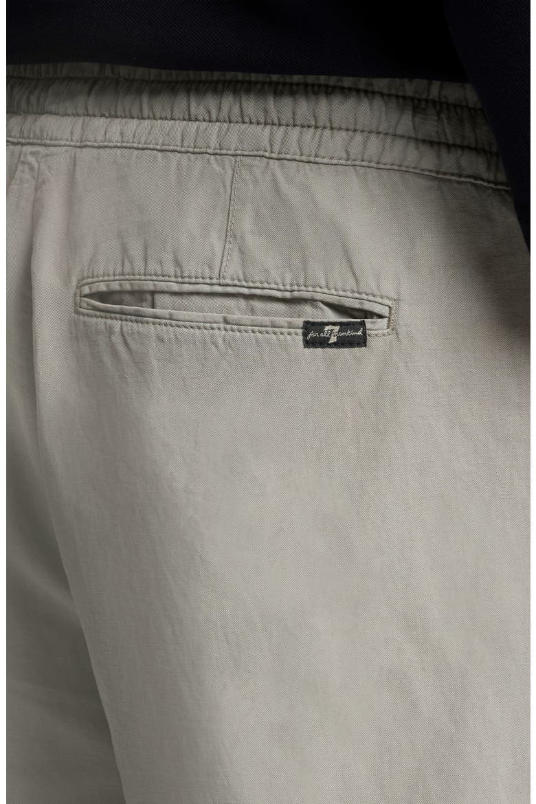 Pull-On Cotton Blend Shorts, Alternate, color, SAGE