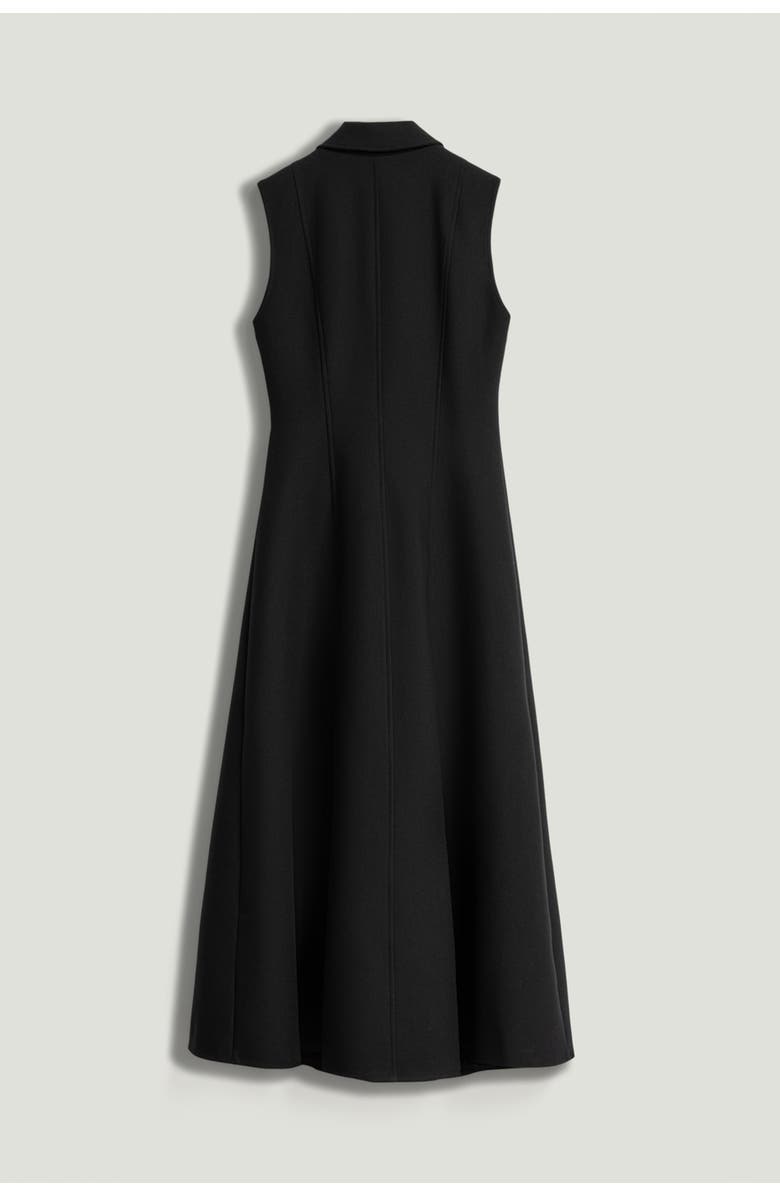Nocturne Sleeveless Double-Breasted Midi Dress, Alternate, color, Black