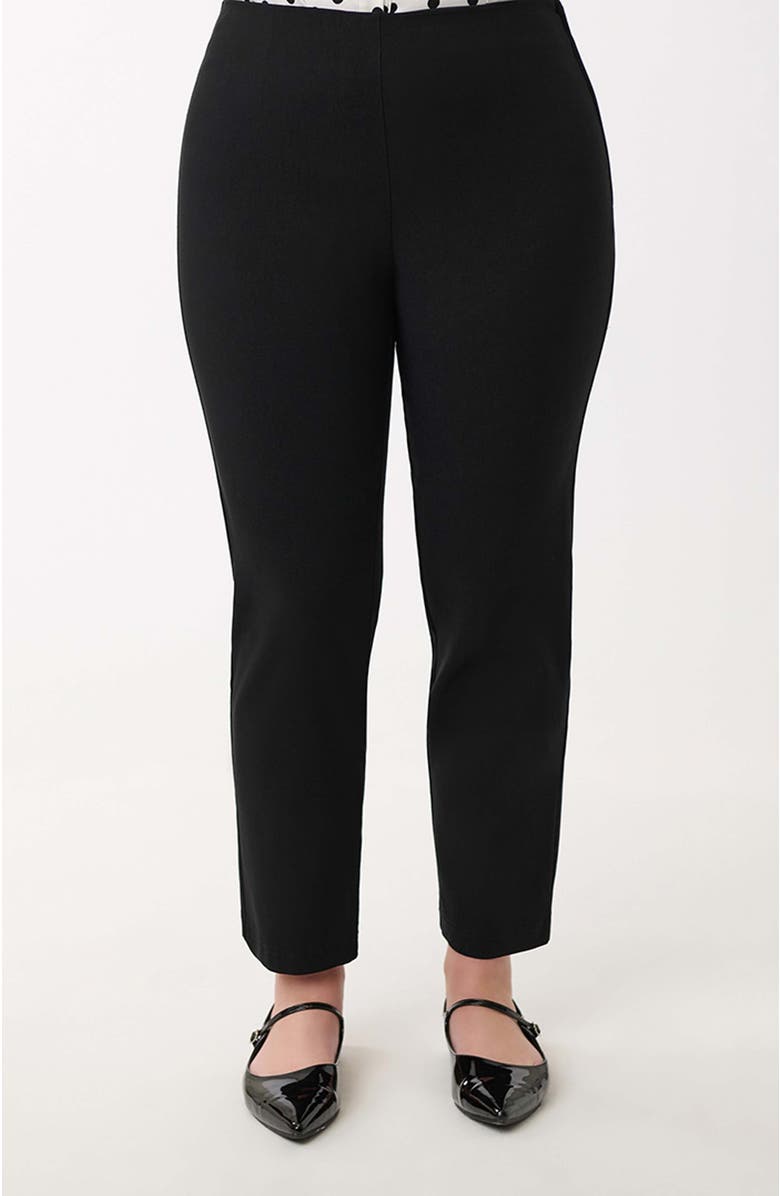 Unique Vintage 1960s Cigarette Pants, Main, color, Black